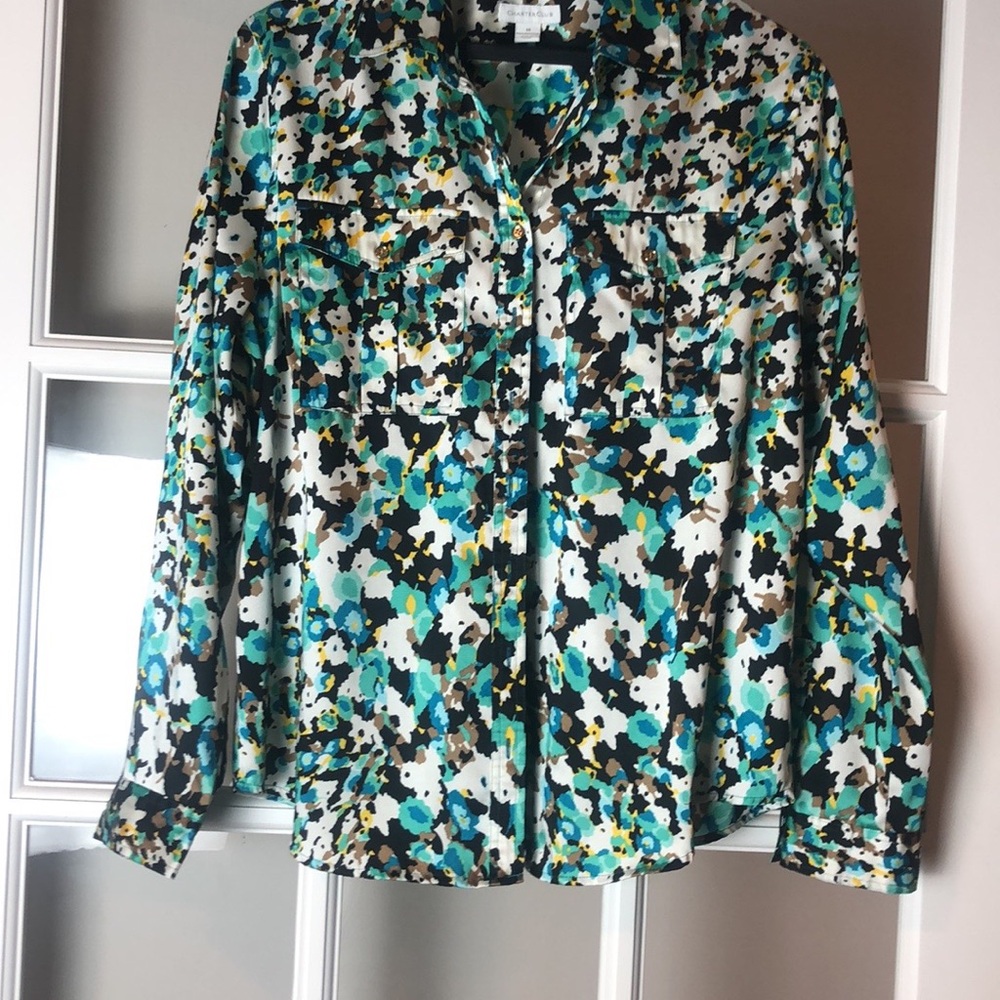 Charter club size 14, long sleeve blouse